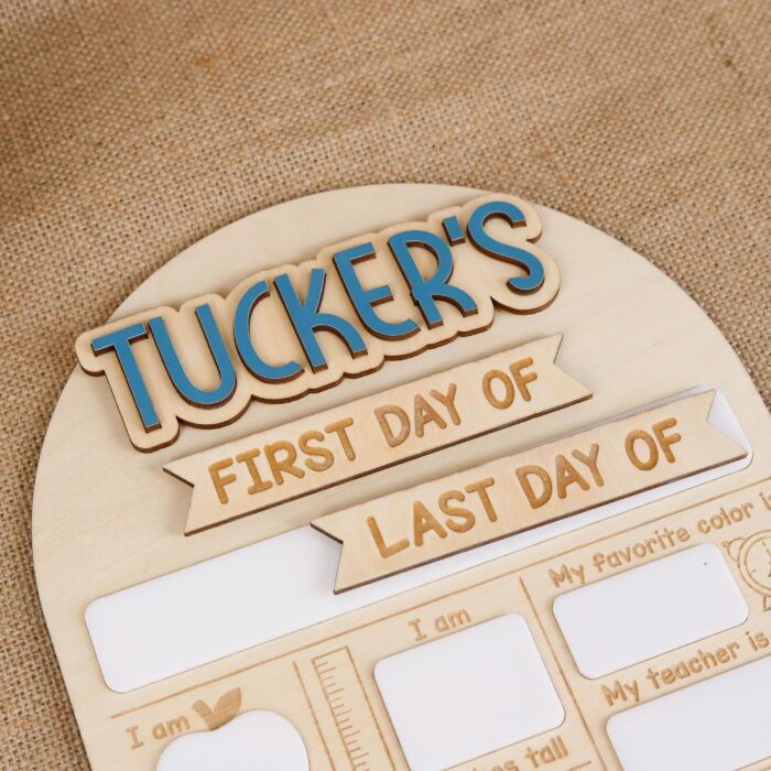 Personalized Reusable School Board - First & Last Day | Personalized Reusable School Board for First and Last Day Photos - Image 9