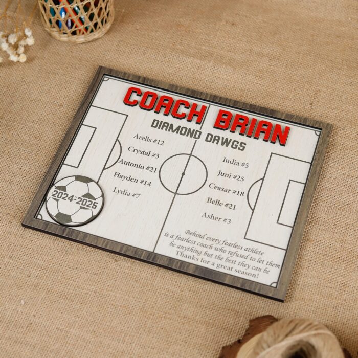 Personalized Soccer Coach Gift - Custom collage | Custom Soccer Coach Photo Gift – End of Season Tribute - Image 8