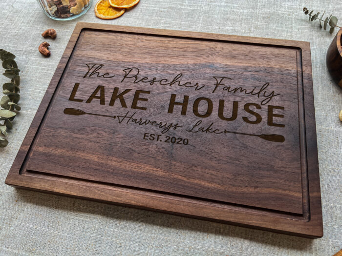 Custom Lake House Cutting Board - Personalized Gift | Personalized Gifts for Lake Lovers - Image 8