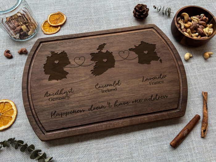 Personalized Long Distance Map Gift - Family Keepsake | Celebrate Togetherness with a Custom Family Map Gift! - Image 8