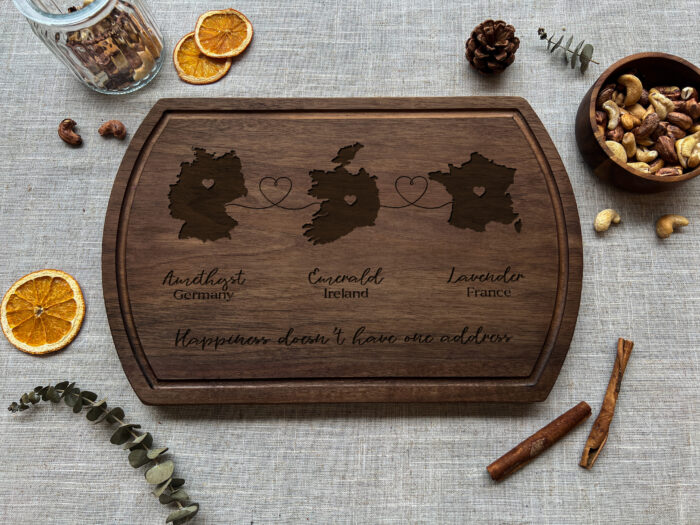 Personalized Long Distance Map Gift - Family Keepsake | Celebrate Togetherness with a Custom Family Map Gift! - Image 7