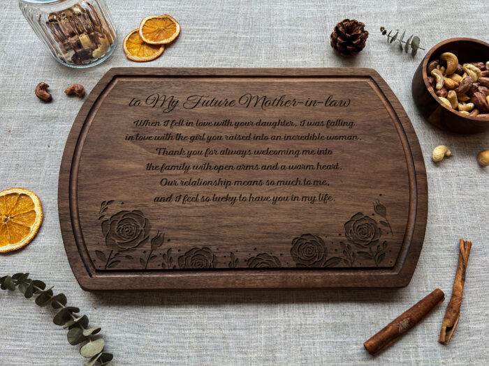 Personalized Mother-in-Law Cutting Board | Engraved Cutting Board for Mother-in-Law - Image 11