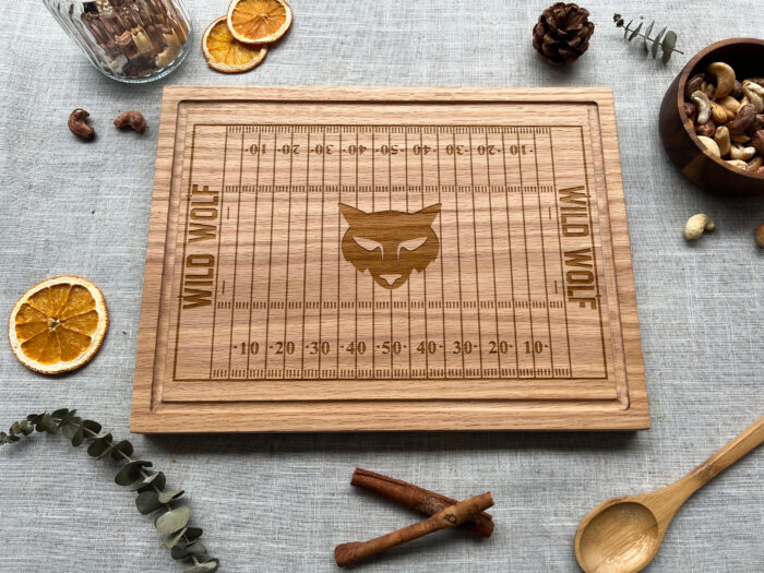 Custom Football Field Board - Sports Gift | Engraved Sports Board for Football Lovers