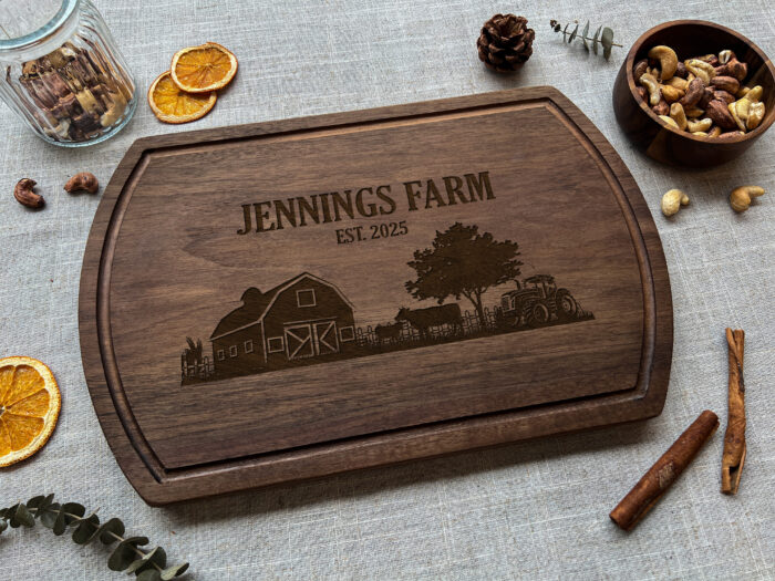 Personalized Farm Name Cutting Board | Engraved Farmhouse Cutting Board | Custom Farm Cutting Board - Image 5