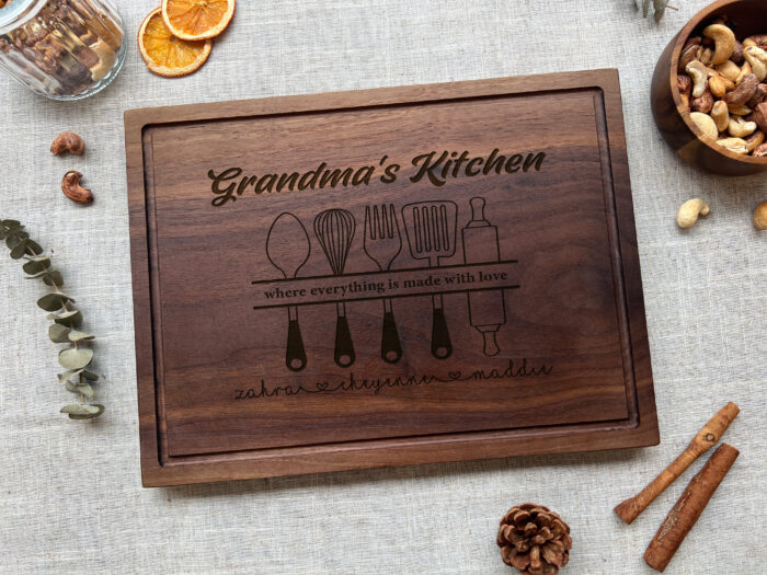 Custom Grandma’s Kitchen Cutting Board | Personalized Grandma’s Kitchen Cutting Board | Grandma’s Kitchen Cutting Board - Image 8