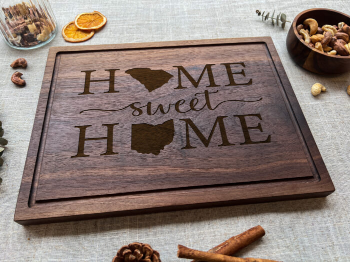 Custom State to State Board - State Gift | Personalized Gift for Long-Distance Couples, Weddings & Housewarmings - Image 4