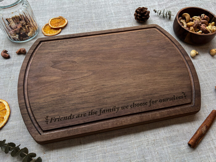 Custom Chosen Family Board - Family Gift | Personalized Chosen Family Cutting Board Gift - Image 8