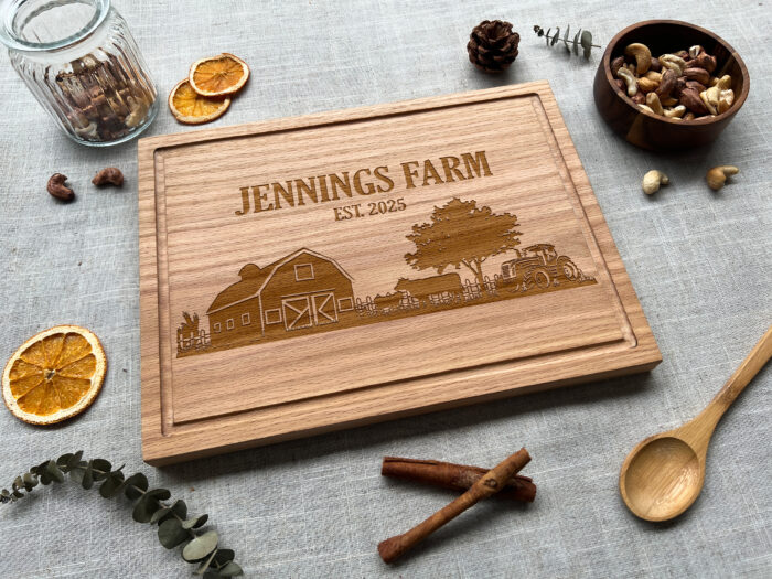 Personalized Farm Name Cutting Board | Engraved Farmhouse Cutting Board | Custom Farm Cutting Board - Image 3