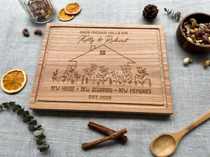 Personalized Mountain Cutting Board - Rustic Gift | Custom Engraved Cutting Board for New Homeowners - Image 10