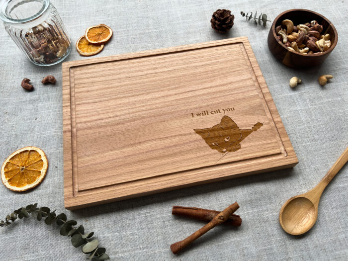 Personalized Cat Cutting Board | Custom “I Will Cut You” Cat Cutting Board | Funny Cat Cutting Board - Image 11