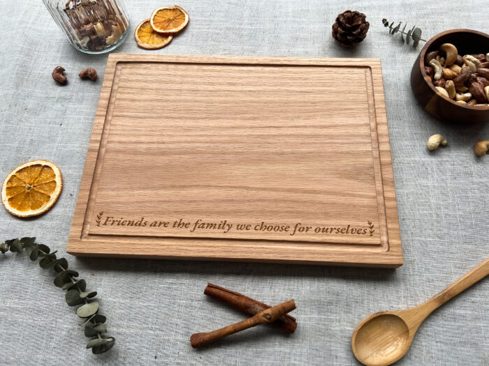 Custom Chosen Family Board - Family Gift | Personalized Chosen Family Cutting Board Gift - Image 6