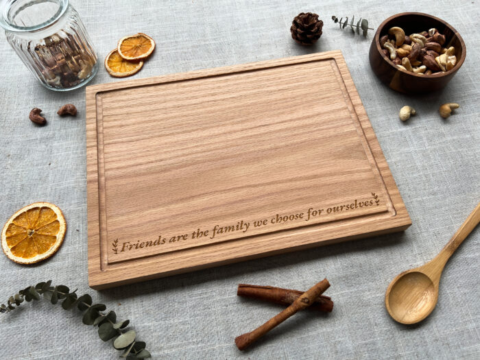 Custom Chosen Family Board - Family Gift | Personalized Chosen Family Cutting Board Gift - Image 5