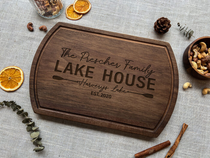 Custom Lake House Cutting Board - Personalized Gift | Personalized Gifts for Lake Lovers - Image 4