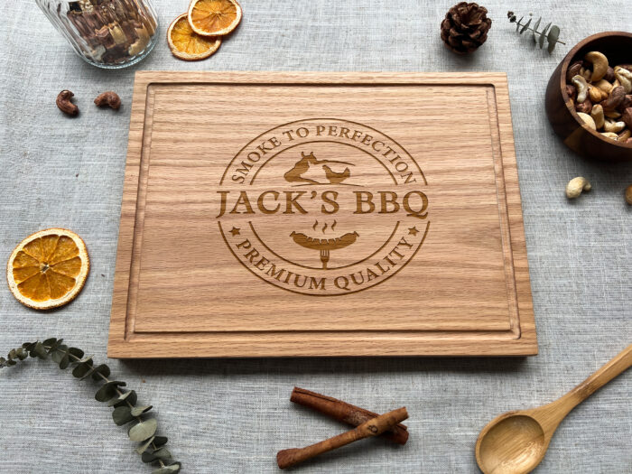 Custom King of the Grill Cutting Board | Custom Grill Master Board | Personalized BBQ Cutting Board - Image 5