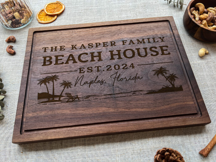 Personalized Beach Cutting Board - Coastal Gift | Engraved Beach House Cutting Board – Custom Seaside Decor - Image 10