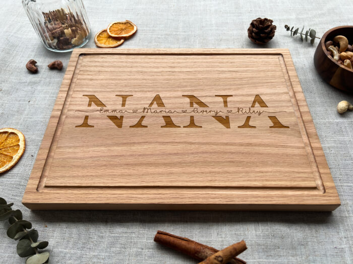 Custom Mom Kitchen Cutting Board | Personalized Cutting Board for Mom | Custom Wooden Mom Kitchen Board - Image 3