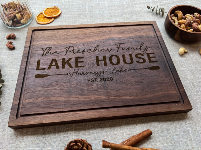 Custom Lake House Cutting Board - Personalized Gift | Personalized Gifts for Lake Lovers - Image 7