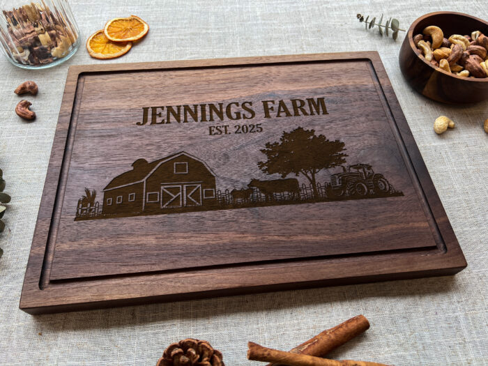 Personalized Farm Name Cutting Board | Engraved Farmhouse Cutting Board | Custom Farm Cutting Board - Image 7