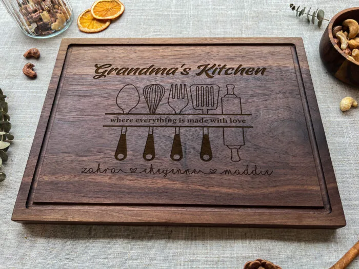 Custom Grandma’s Kitchen Cutting Board | Personalized Grandma’s Kitchen Cutting Board | Grandma’s Kitchen Cutting Board - Image 10