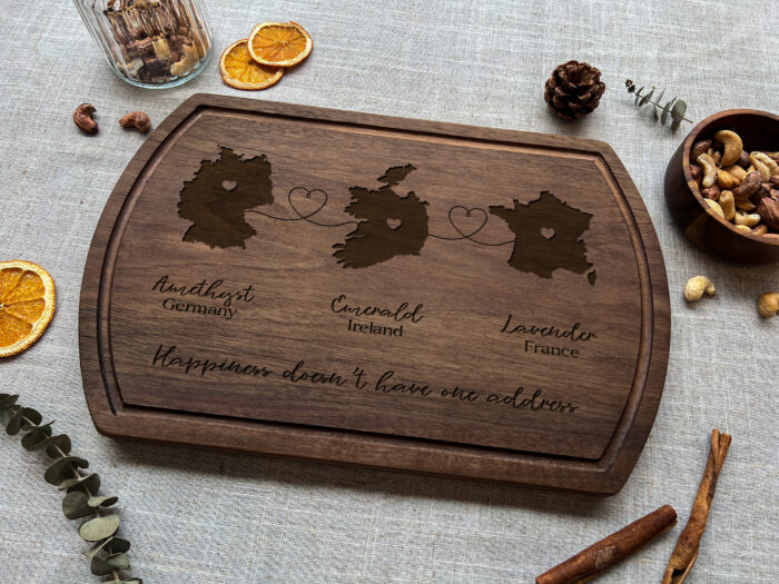 Personalized Long Distance Map Gift - Family Keepsake | Celebrate Togetherness with a Custom Family Map Gift! - Image 9