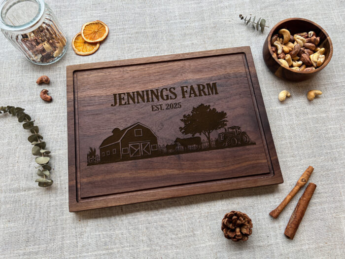 Personalized Farm Name Cutting Board | Engraved Farmhouse Cutting Board | Custom Farm Cutting Board - Image 9