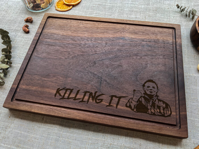 Custom Michael Myers Cutting Board - Horror Gift - Image 7