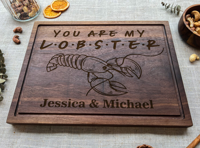 Personalized Lobster Cutting Board - Friends Gift | Celebrate Love with a Custom Lobster Cutting Board! - Image 8