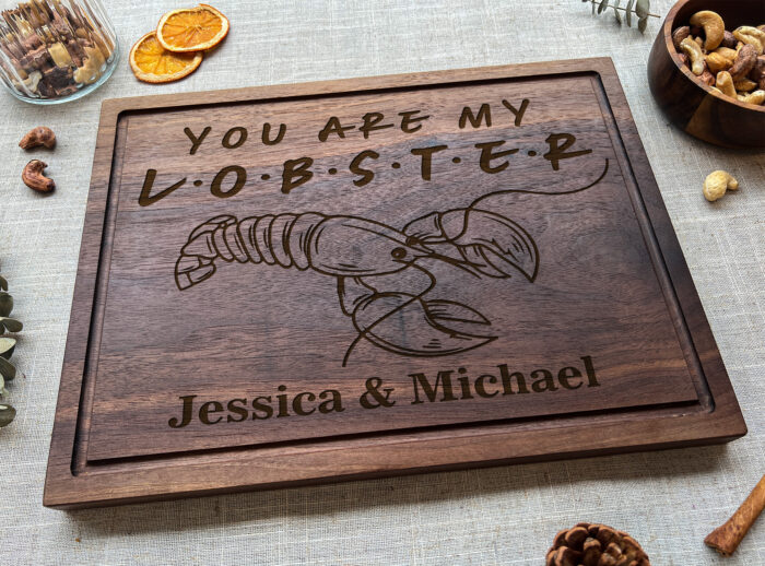 Personalized Lobster Cutting Board - Friends Gift | Celebrate Love with a Custom Lobster Cutting Board! - Image 7