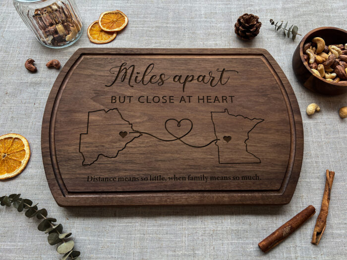 Personalized Long Distance Family Map - Family Gift | Custom Family Maps with Names & Cities – A Gift Across the Miles! - Image 3