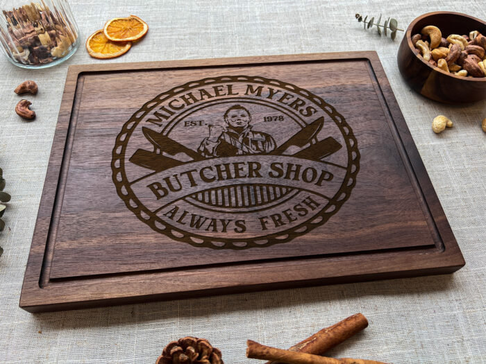 Custom Michael Myers Butcher Board - Horror Gift - Image 3