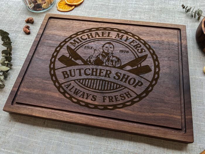 Custom Michael Myers Butcher Board - Horror Gift - Image 4