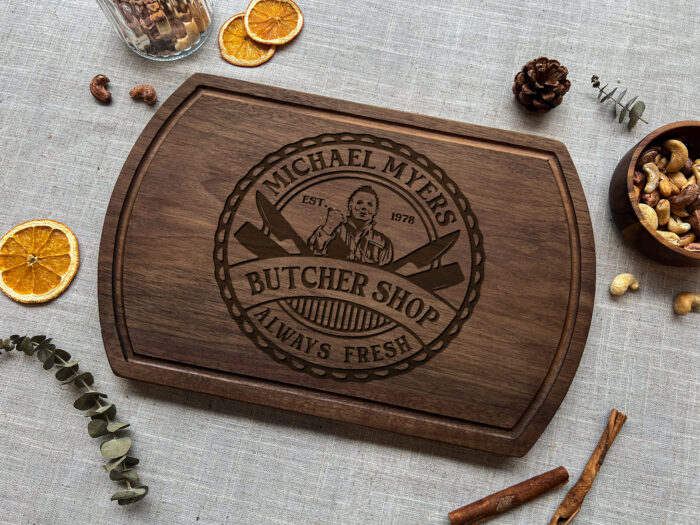 Custom Michael Myers Butcher Board - Horror Gift - Image 7