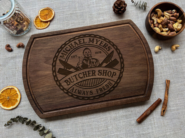 Custom Michael Myers Butcher Board - Horror Gift - Image 8