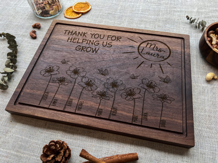 Custom Teacher Cutting Board - Teacher Gift | Personalized Gift for Teachers – Engraved Cutting Board They’ll Love! - Image 9