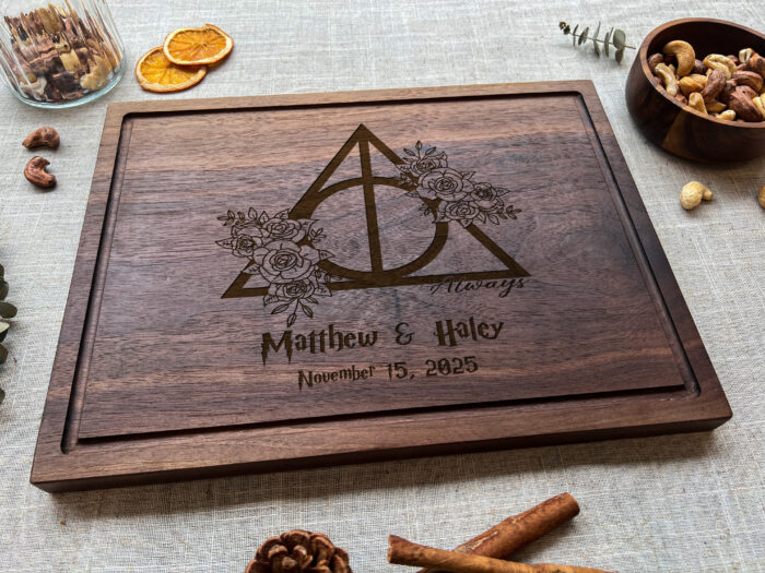 Personalized Harry Potter Cutting Board - Fan Gift | Personalized Harry Potter Cutting Board with Always Quote - Image 9