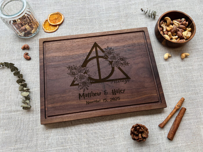 Personalized Harry Potter Cutting Board - Fan Gift | Personalized Harry Potter Cutting Board with Always Quote