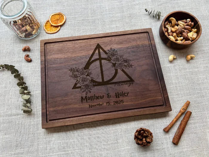 Personalized Harry Potter Cutting Board - Fan Gift | Personalized Harry Potter Cutting Board with Always Quote
