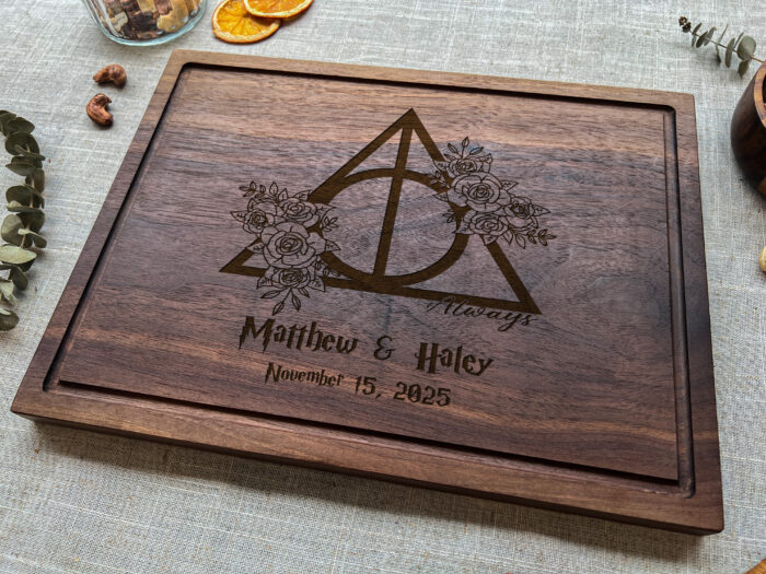 Personalized Harry Potter Cutting Board - Fan Gift | Personalized Harry Potter Cutting Board with Always Quote - Image 11