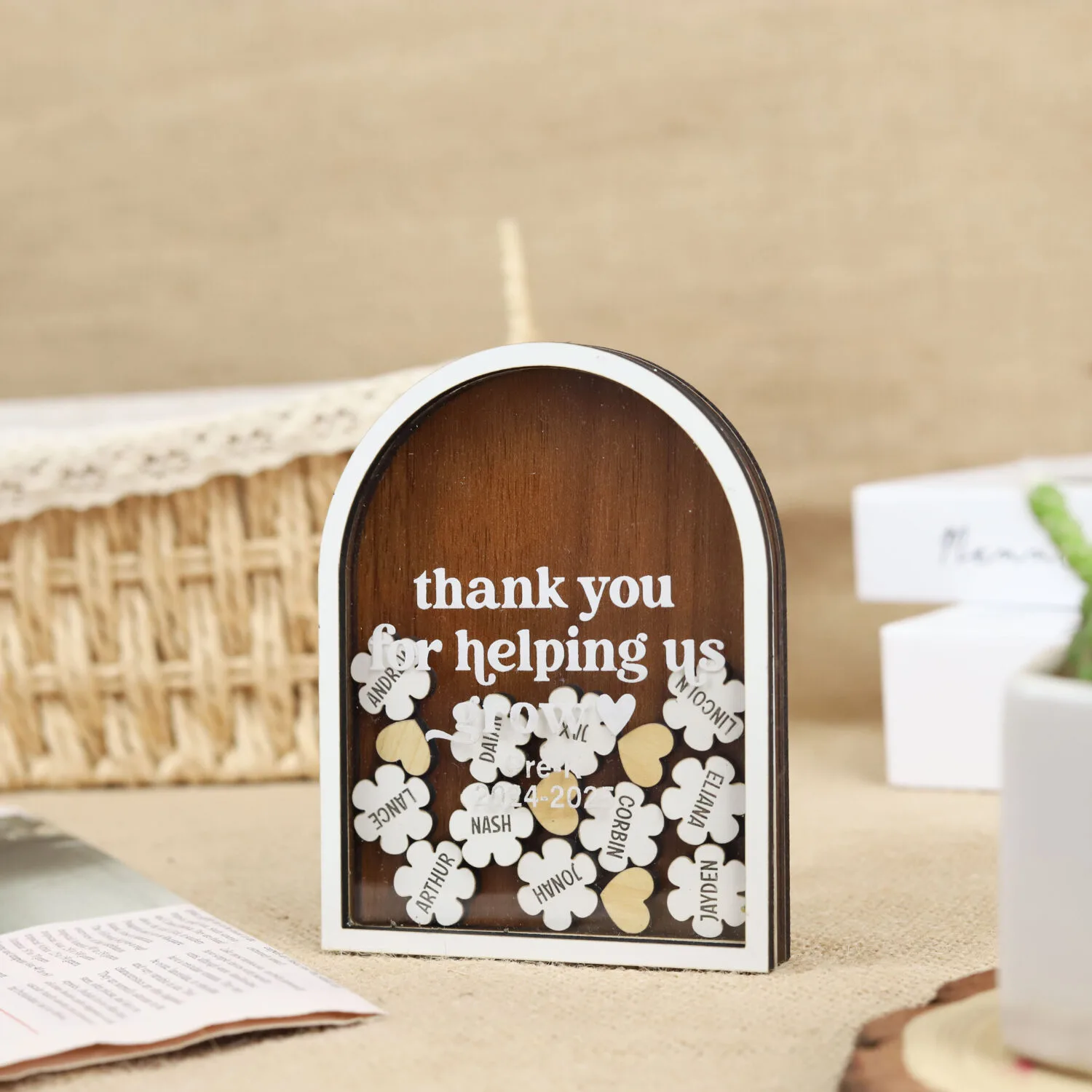 Classroom Magnetic Shaker Teacher Fridge - Personalized Teacher Gift | Personalized Magnetic Teacher Shaker for Classroom Fridge - Image 4