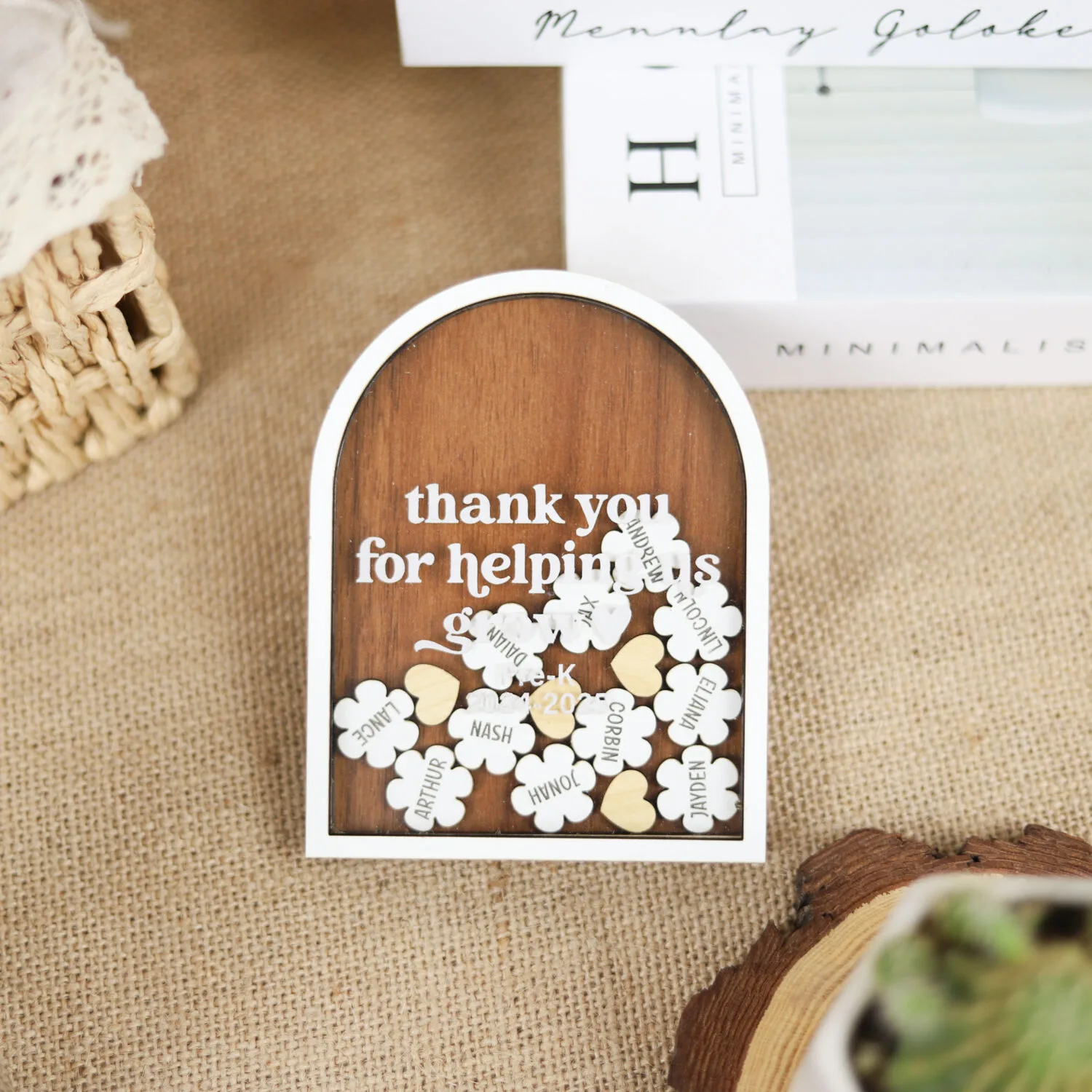 Classroom Magnetic Shaker Teacher Fridge - Personalized Teacher Gift | Personalized Magnetic Teacher Shaker for Classroom Fridge - Image 7