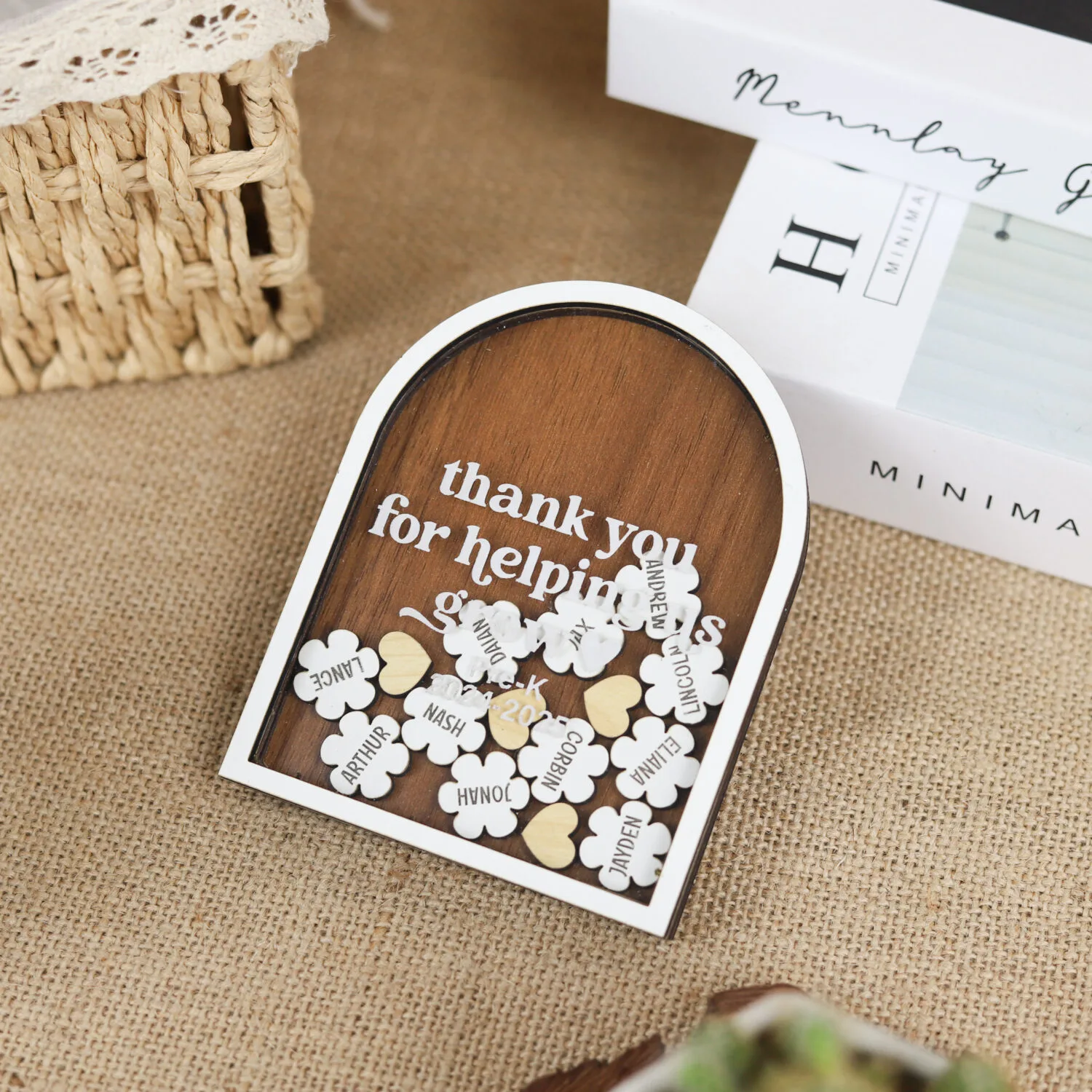 Classroom Magnetic Shaker Teacher Fridge - Personalized Teacher Gift | Personalized Magnetic Teacher Shaker for Classroom Fridge - Image 8