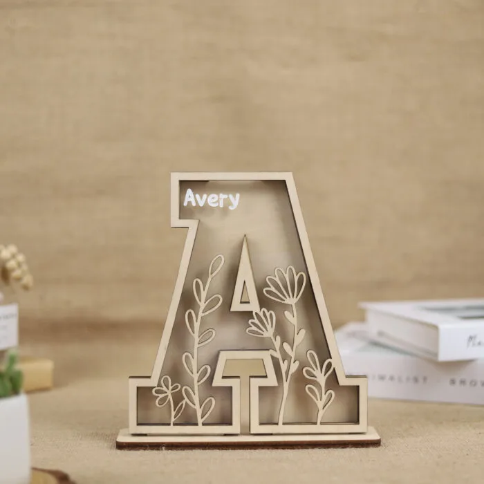 Personalized Letter Piggy Bank - Fun Custom Kids Gift | Custom Letter Piggy Bank for Kids’ Savings | Acrylic Front Kids Coin Bank – A to Z