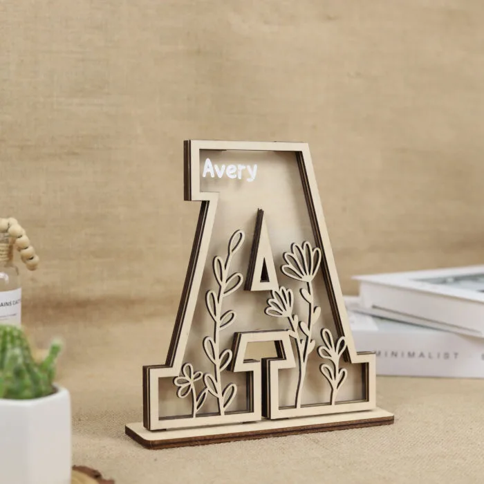 Personalized Letter Piggy Bank - Fun Custom Kids Gift | Custom Letter Piggy Bank for Kids’ Savings | Acrylic Front Kids Coin Bank – A to Z - Image 4