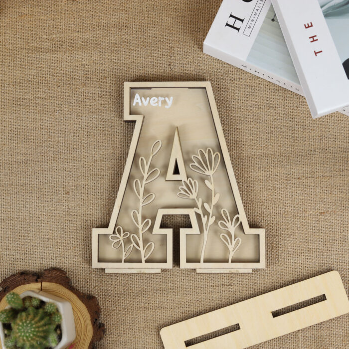 Personalized Letter Piggy Bank - Fun Custom Kids Gift | Custom Letter Piggy Bank for Kids’ Savings | Acrylic Front Kids Coin Bank – A to Z - Image 5