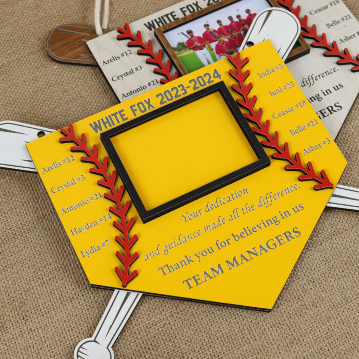 Softball Baseball Photo Plaque - Personalized Team Keepsake | Custom Softball Baseball Team Photo Plaque | Personalized Baseball Coach Gift Photo Plaque - Image 5