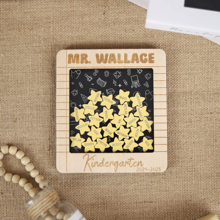 Personalized Teacher Appreciation Gift - Custom Classroom Keepsake | Custom Teacher Desk Sign for Classroom Decor - Image 5
