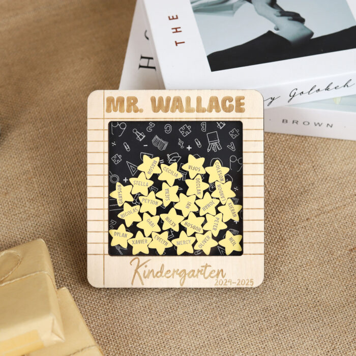 Personalized Teacher Appreciation Gift - Custom Classroom Keepsake | Custom Teacher Desk Sign for Classroom Decor - Image 7