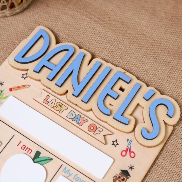 Back to School Board Interchangeable - Custom Versatile Photo Prop | Interchangeable Back to School Board for Kids’ Photos - Image 7