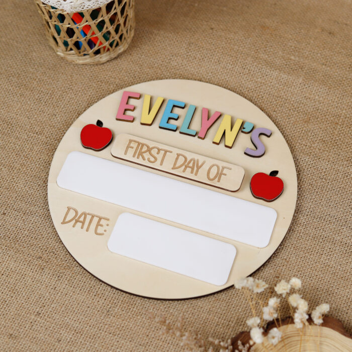 Rainbow First Day of School Sign | Personalized Rainbow Back to School Sign | Reusable Rainbow School Sign for First Day - Image 5