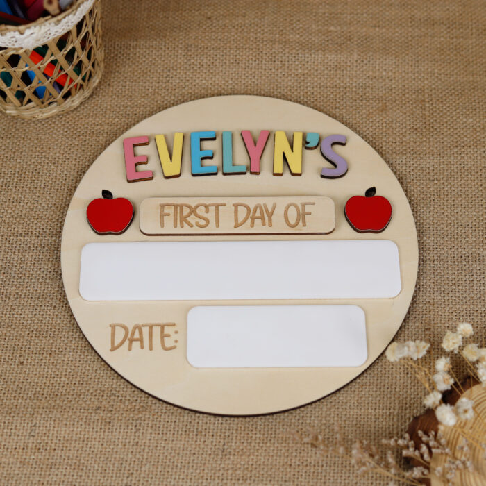 Rainbow First Day of School Sign | Personalized Rainbow Back to School Sign | Reusable Rainbow School Sign for First Day - Image 6